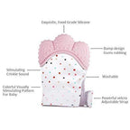 Silicone Self Soothing Teether Gloves Toy for Babies