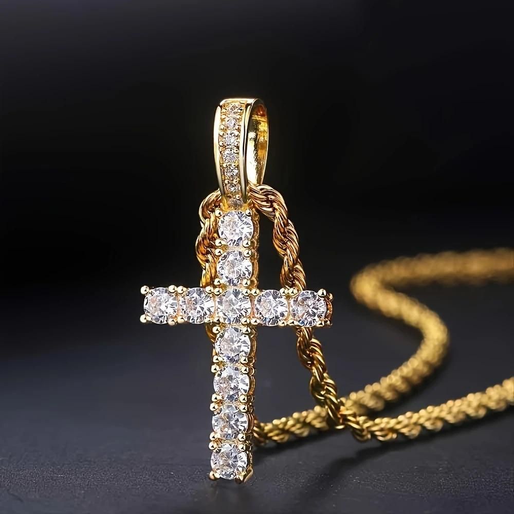 Men's Cross Pendant With Chain